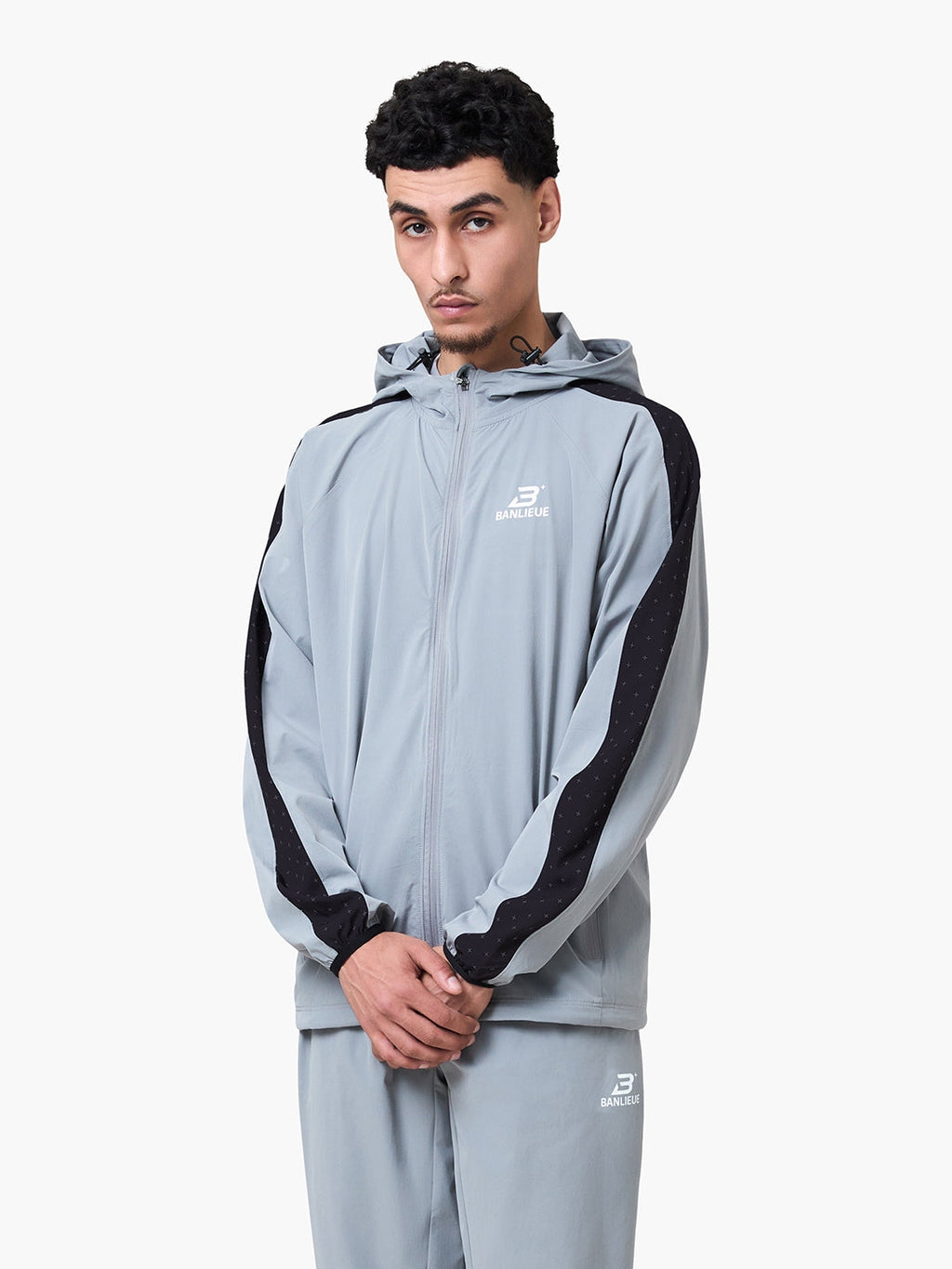 PERFORMANCE HOODED TRACKTOP | GREY | SEEDING