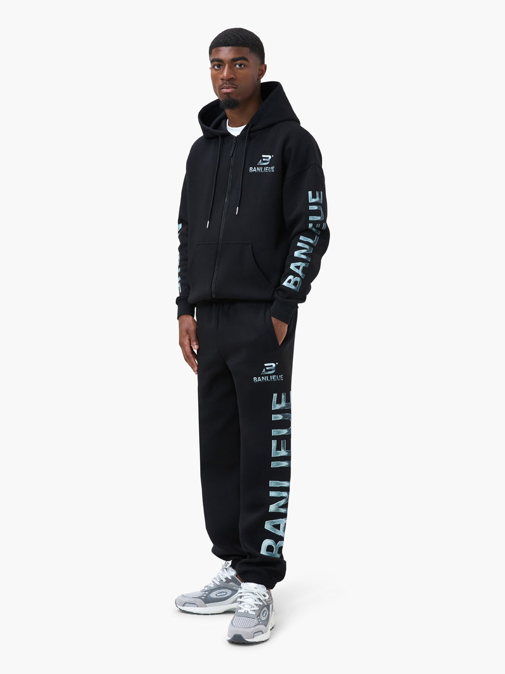 CHROME V2 HOODED VEST | BLACK / SILVER