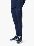 CONTRAST STITCH HALFZIP BOTTOM | NAVY / LIME