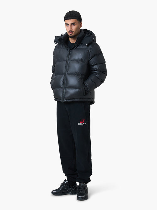 BALACLAVA PUFFER JACKET | BLACK