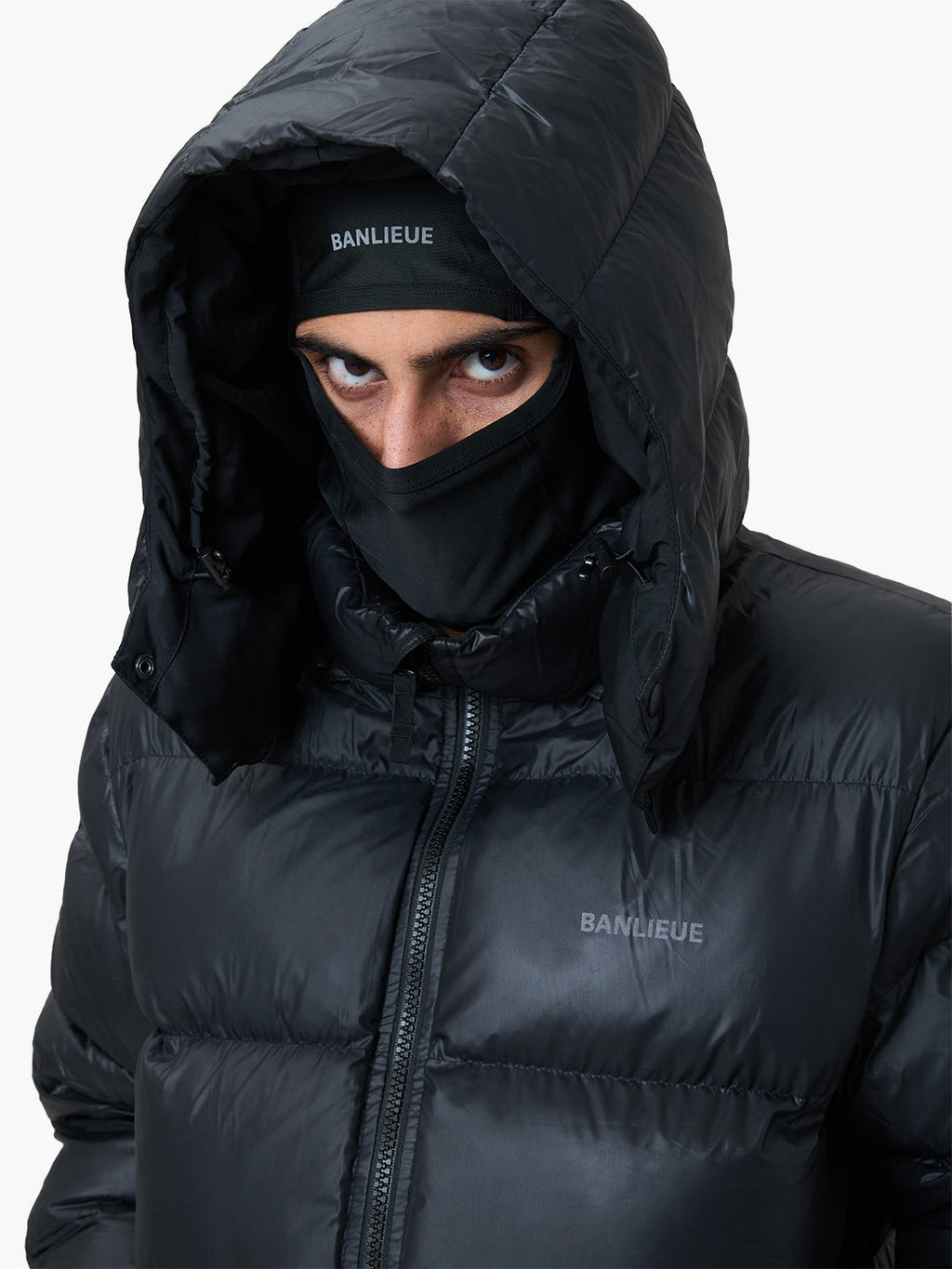 BALACLAVA PUFFER JACKET | BLACK
