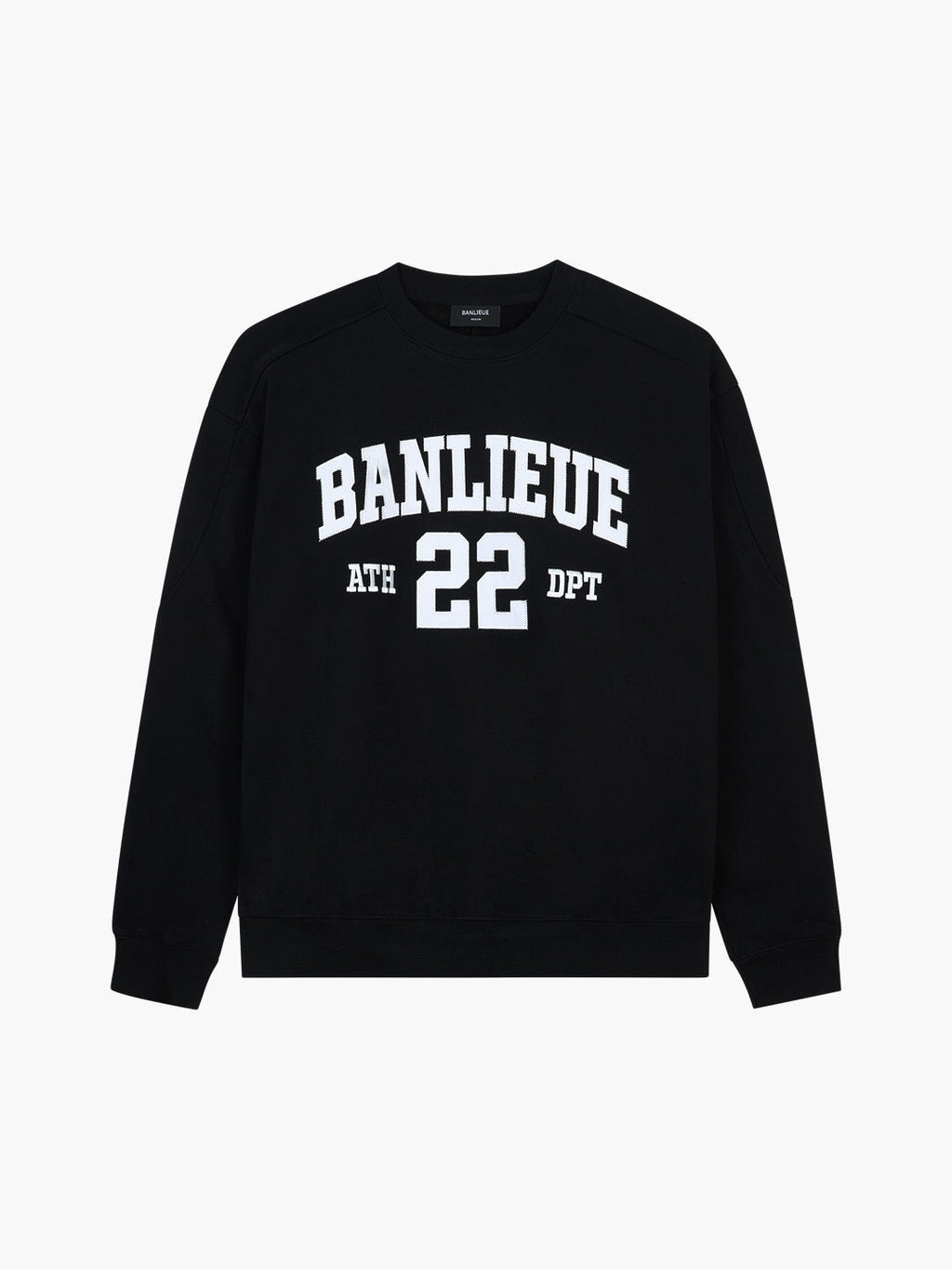 UNIVERSITY SWEATER | BLACK / IVORY WHITE