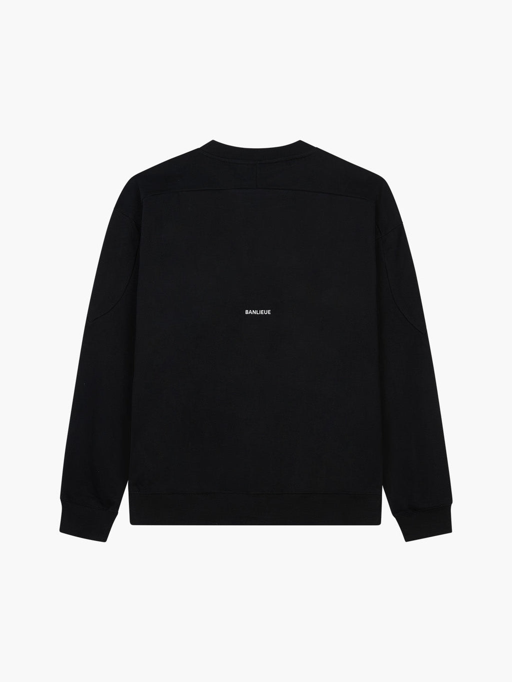UNIVERSITY SWEATER | BLACK / IVORY WHITE