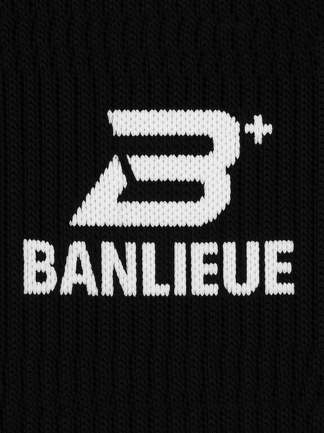 B+ LOGO SOCKS | BLACK | SEEDING