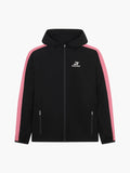 PERFORMANCE V2 HOODED TRACKTOP | BLACK / PINK SEEDING