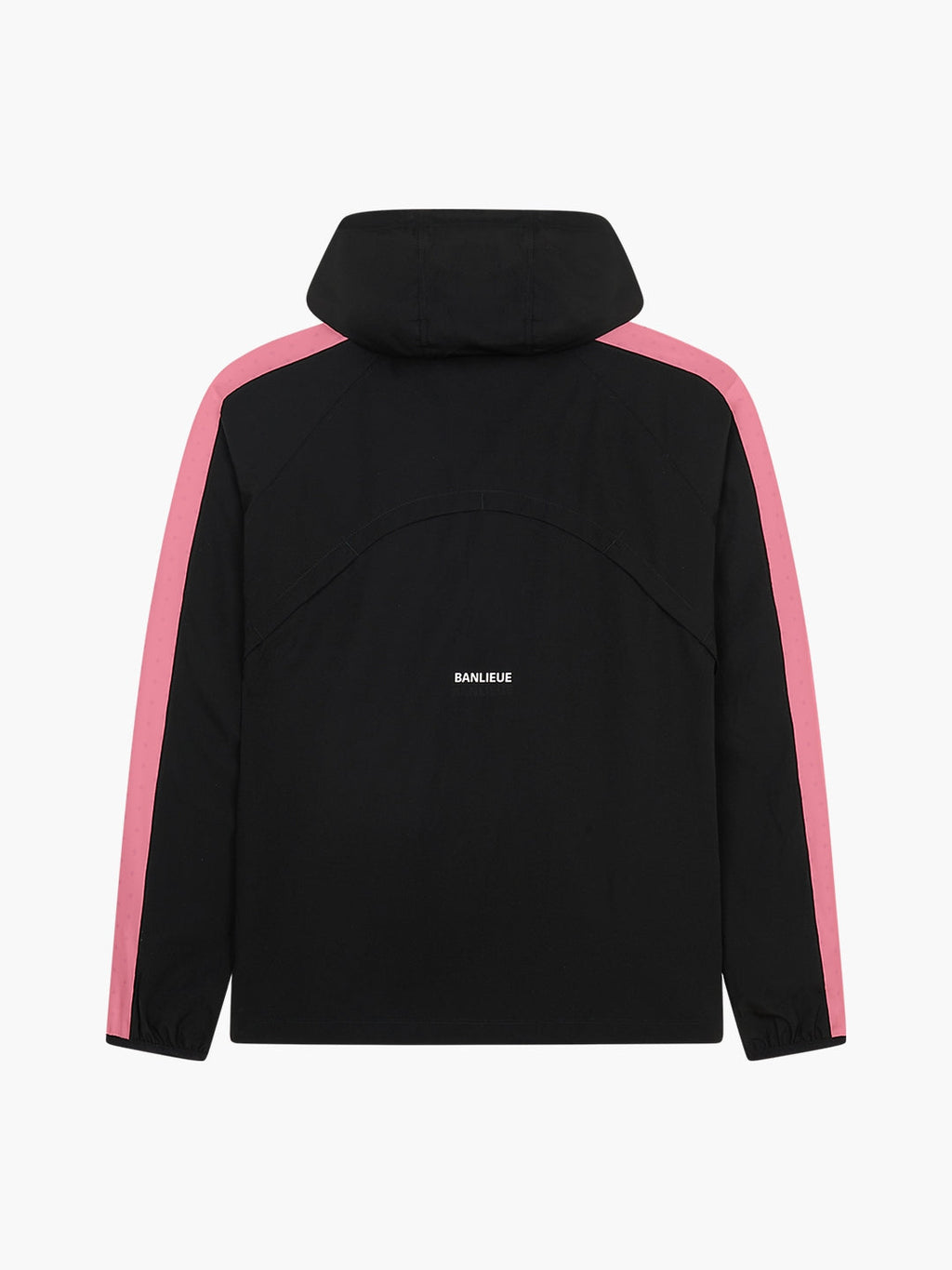 PERFORMANCE V2 HOODED TRACKTOP | BLACK / PINK SEEDING