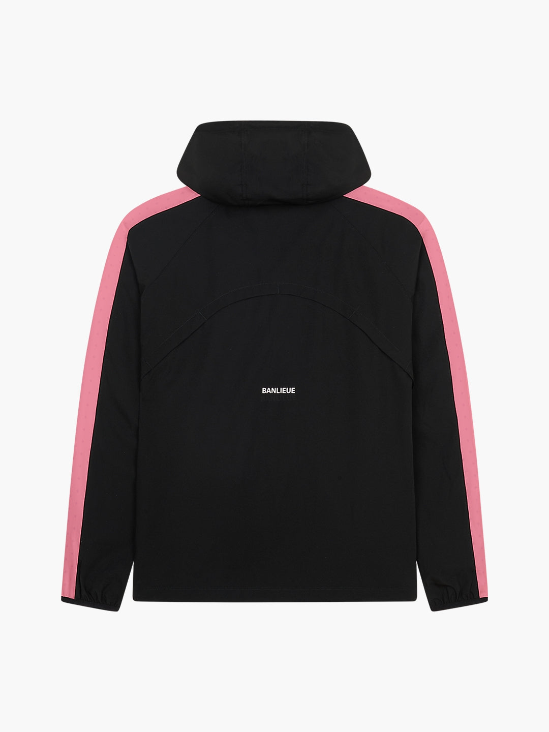 PERFORMANCE V2 HOODED TRACKTOP | BLACK / PINK SEEDING