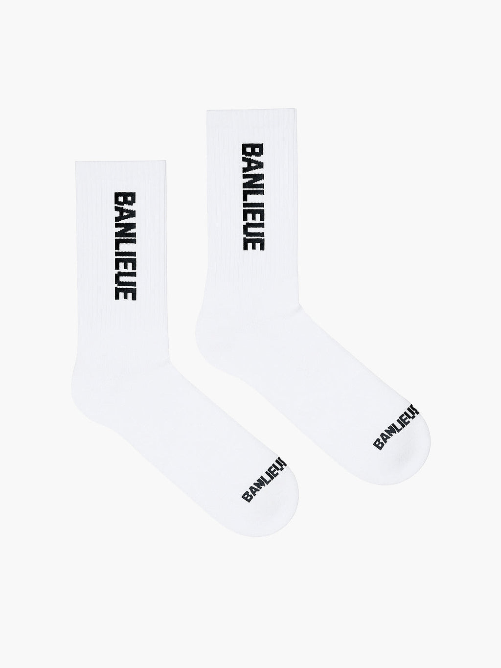 B+ SCRIPT LOGO SOCKS | WHITE | SEEDING