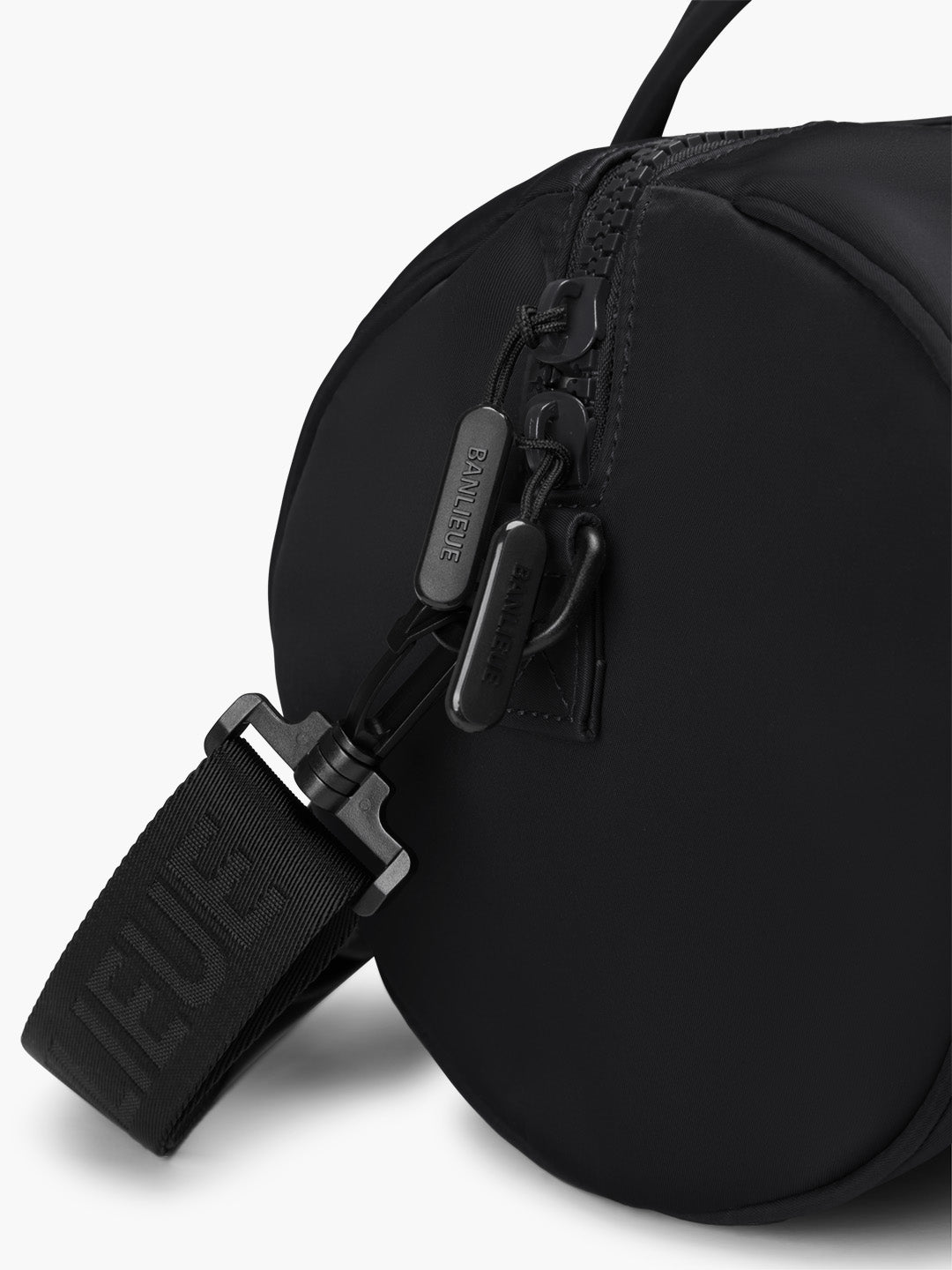NYLON MINI B+ DUFFLE BAG | BLACK