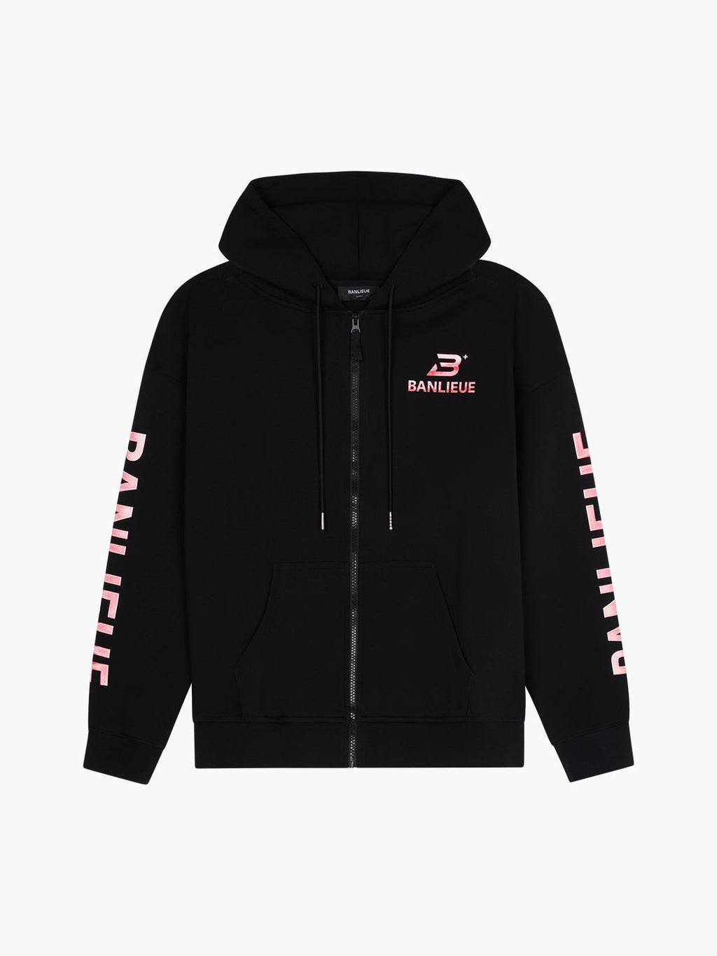 CHROME V2 HOODED VEST | BLACK / PINK