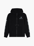 CHROME V2 HOODED VEST | BLACK / SILVER