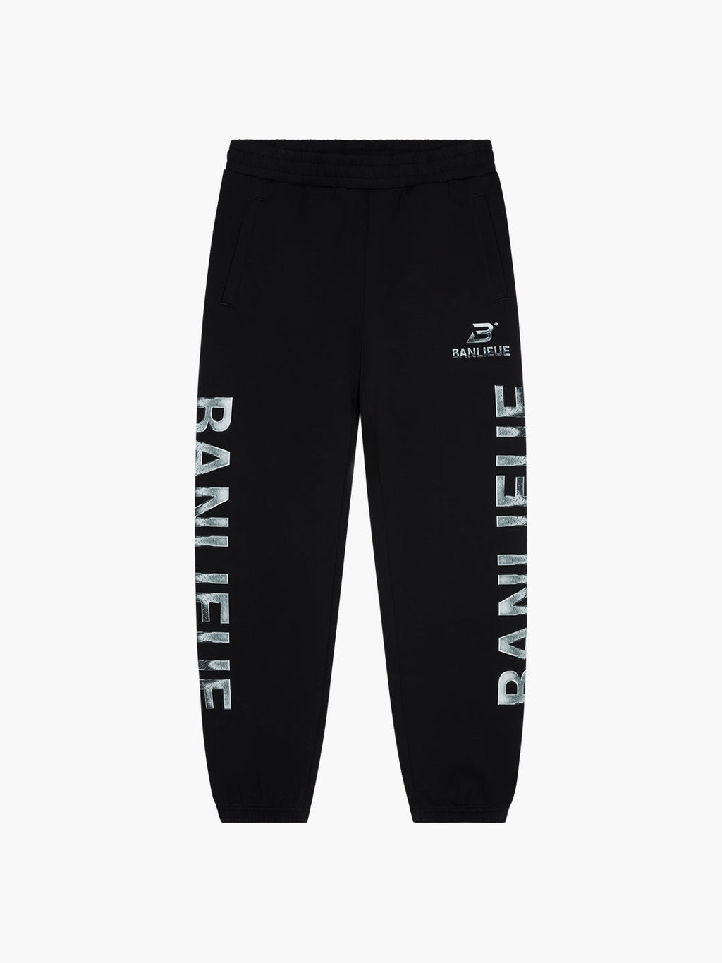 CHROME V2 SWEATPANTS | BLACK / SILVER