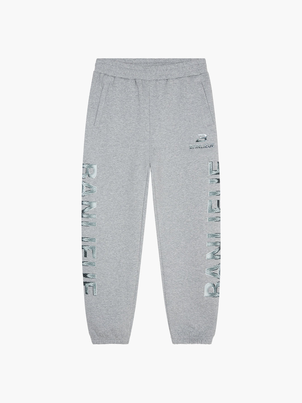 CHROME V2 SWEATPANTS | HEATHER GREY / SILVER