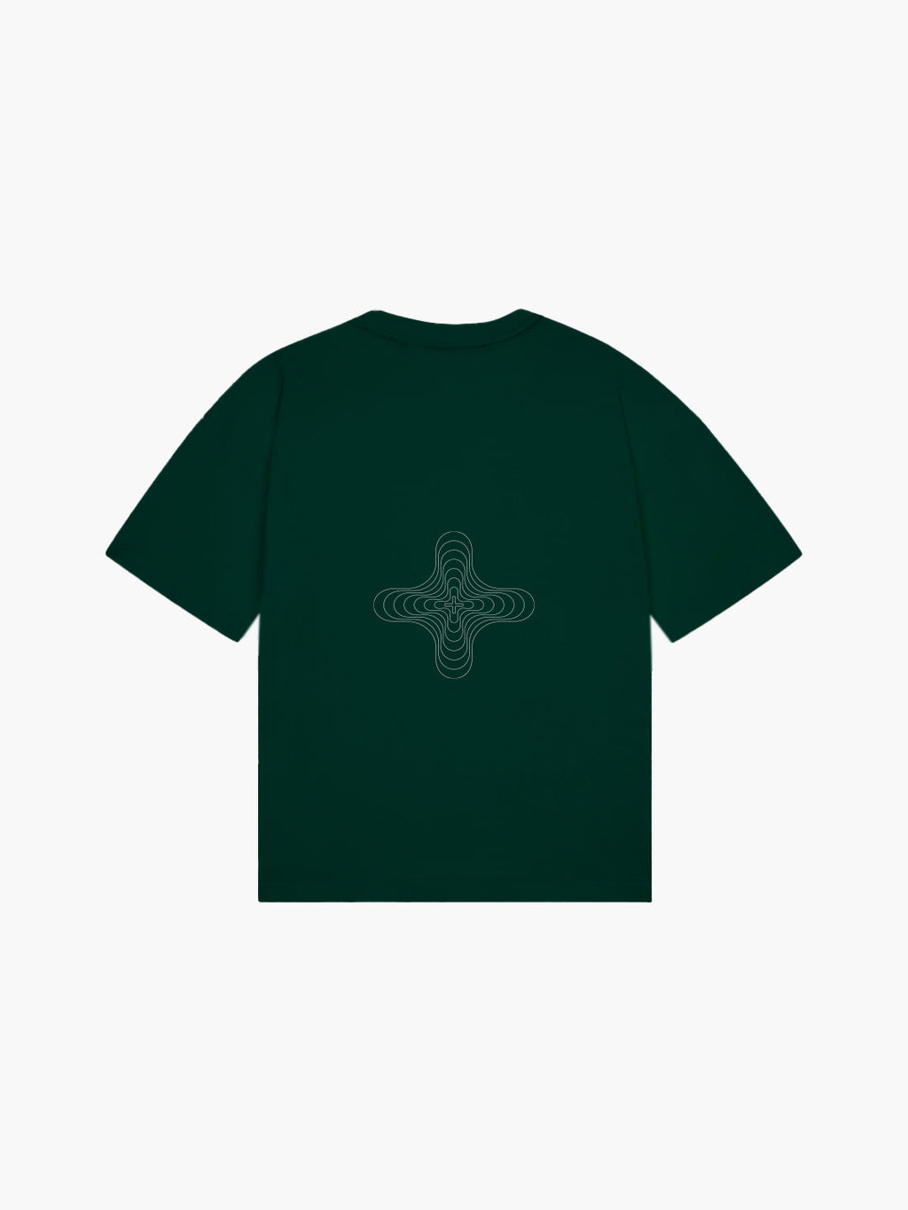 REFLECTIVE PRINT V2 T-SHIRT | DARK ROYAL GREEN SEEDING