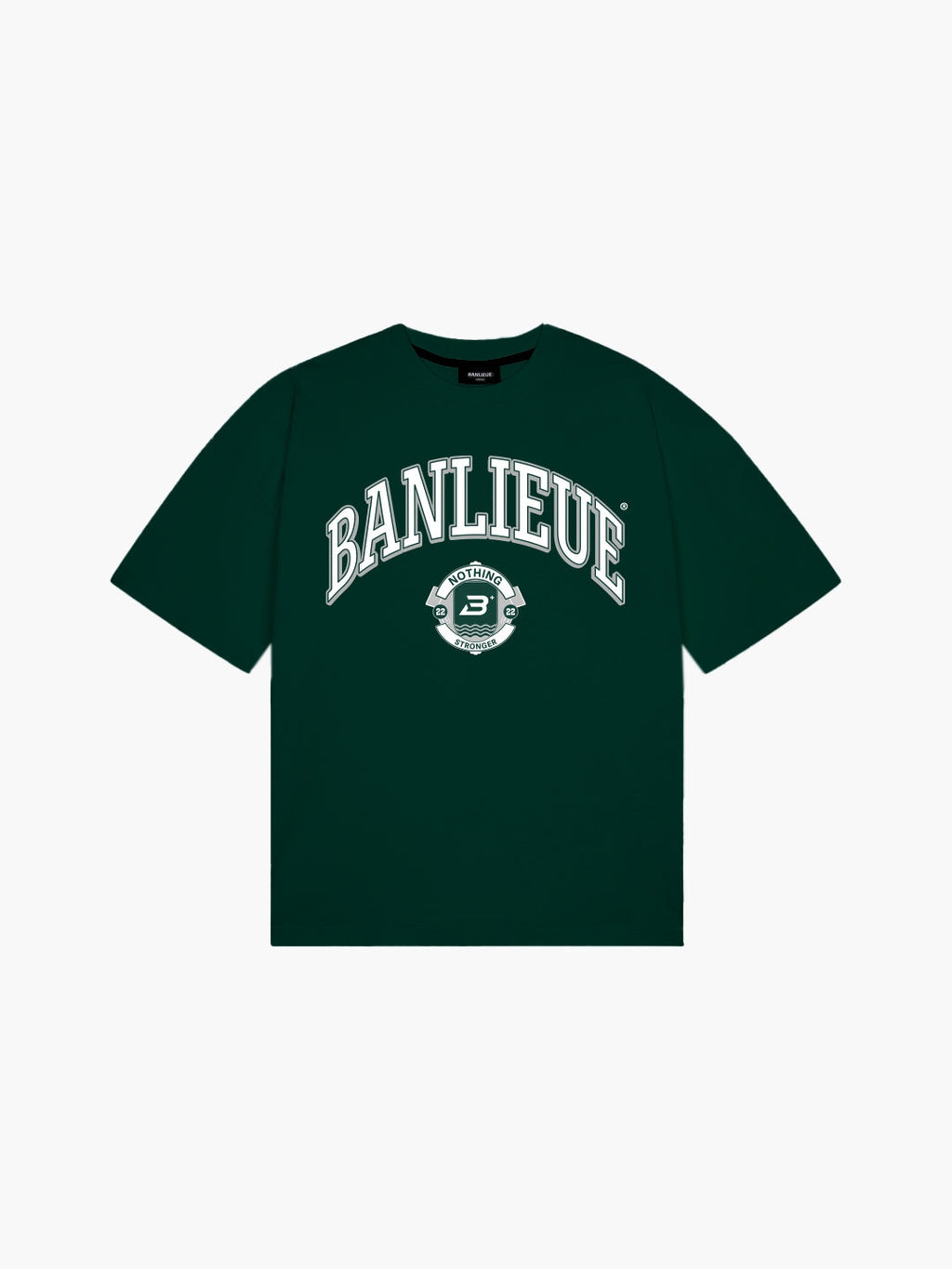CREST V2 T-SHIRT | DARK ROYAL GREEN SEEDING