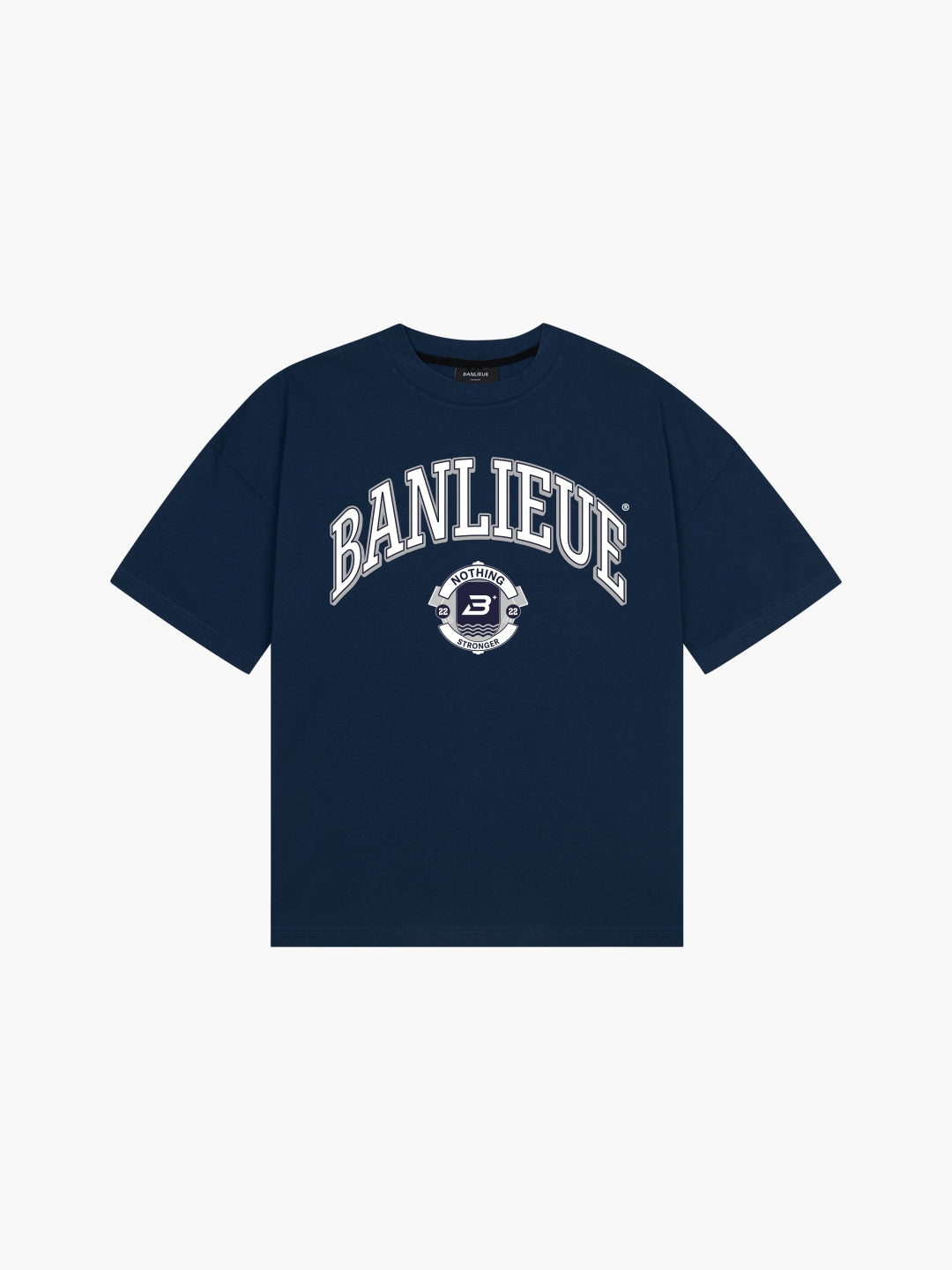 CREST V2 T-SHIRT | NAVY SEEDING