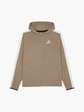 PERFORMANCE HOODED TRACKTOP | TAUPE