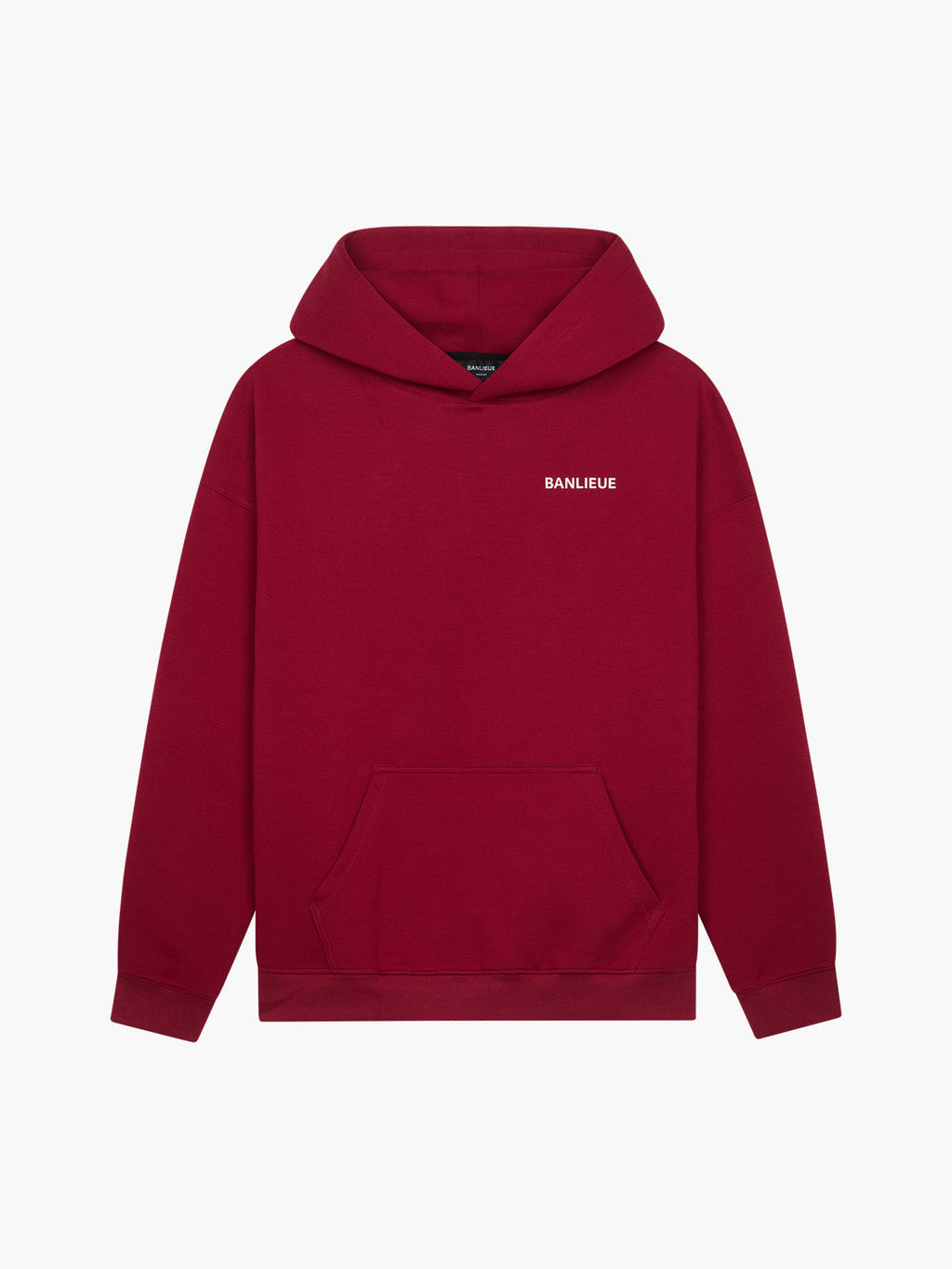 SCRIPT HOODIE | BURGUNDY