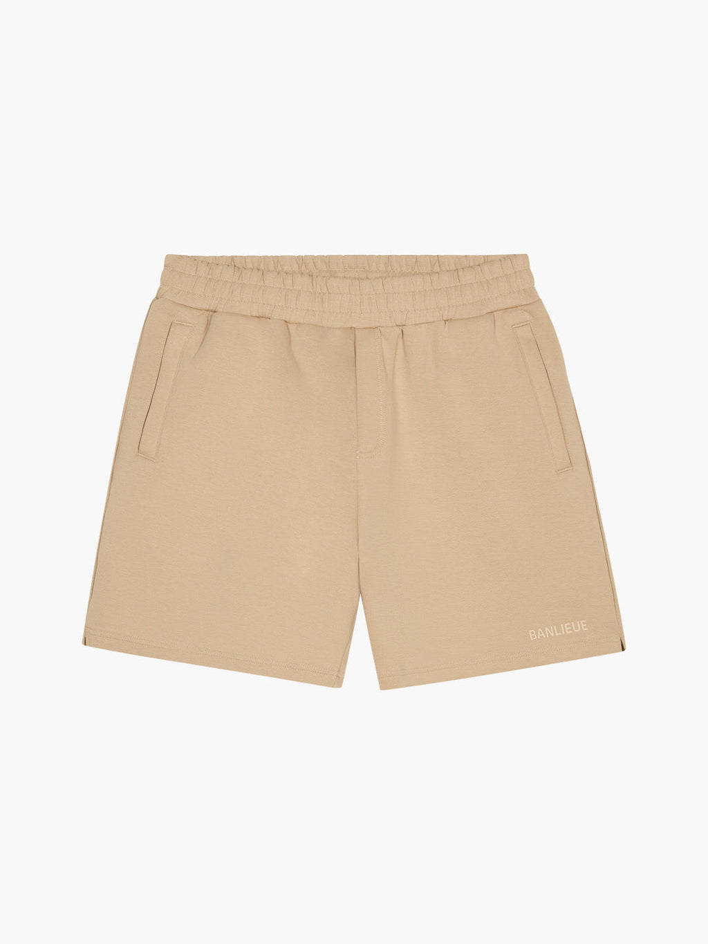 SCRIPT SHORTS | BEIGE